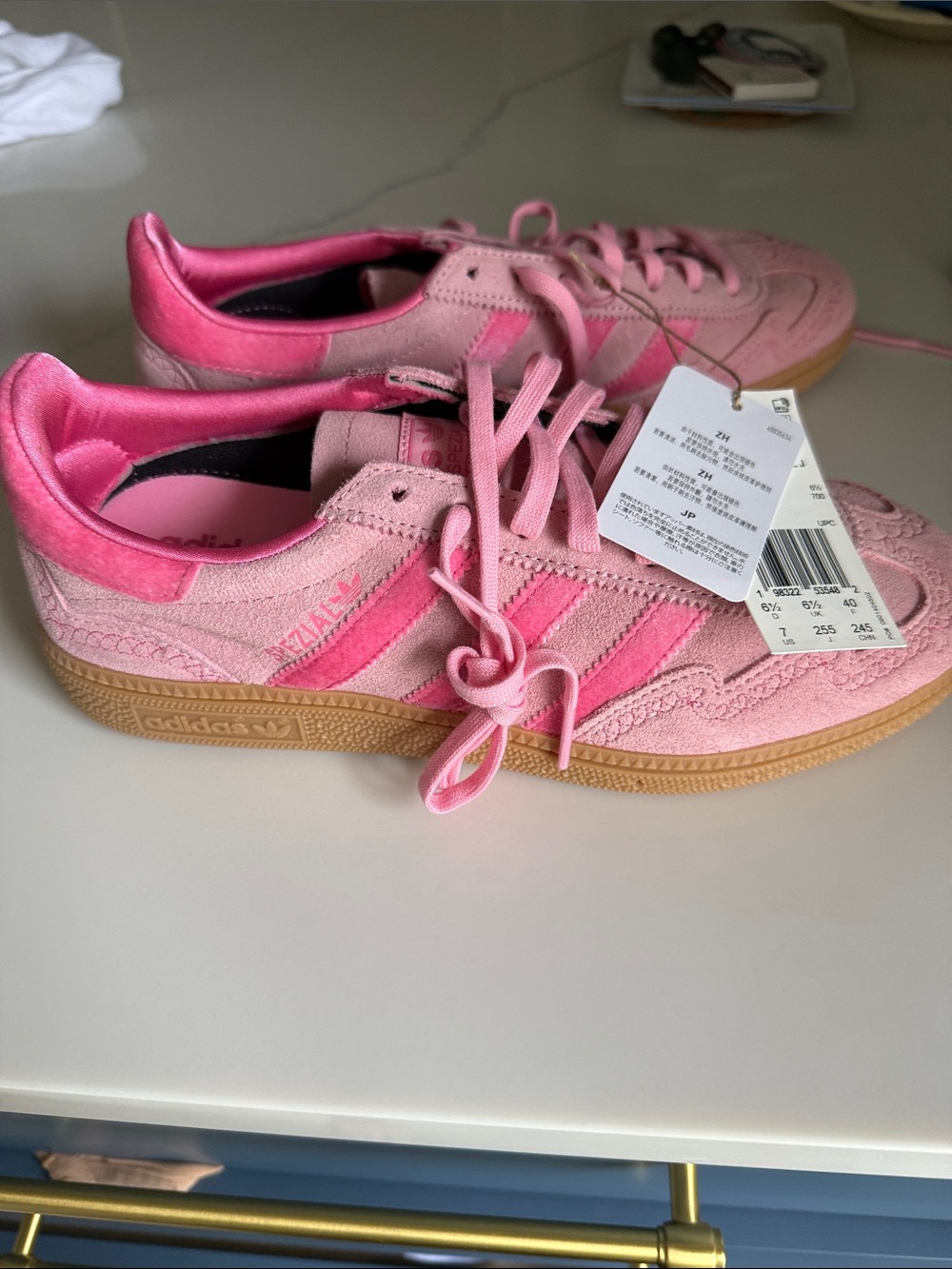 adidas Pink Suede Handball Spezial Sneakers - Picture 2 of 2